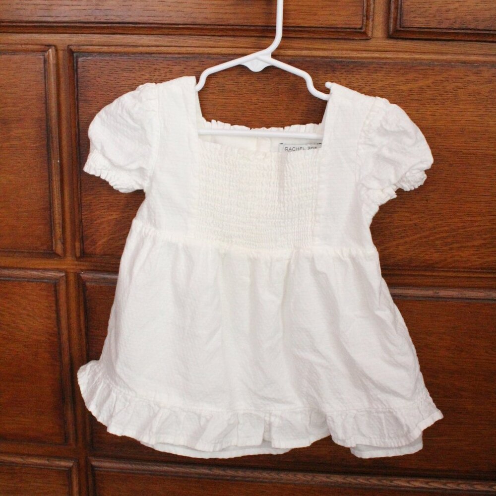 Rachel Zoe Size 24M White Blouse Top